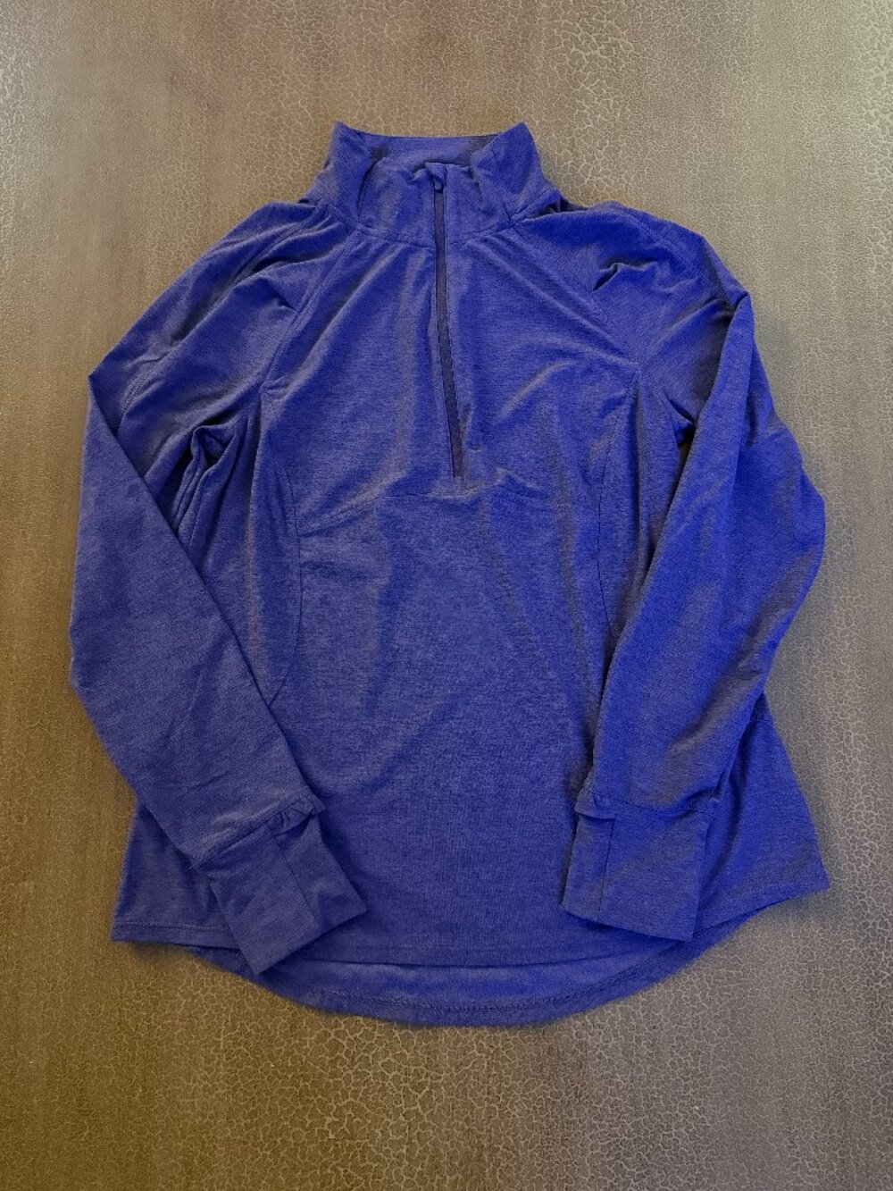 Purple Long Sleeve Super Soft Pullover Half Zip - Size Medium (8-10)